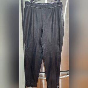 Escada Lambs Nappa Leather Pants